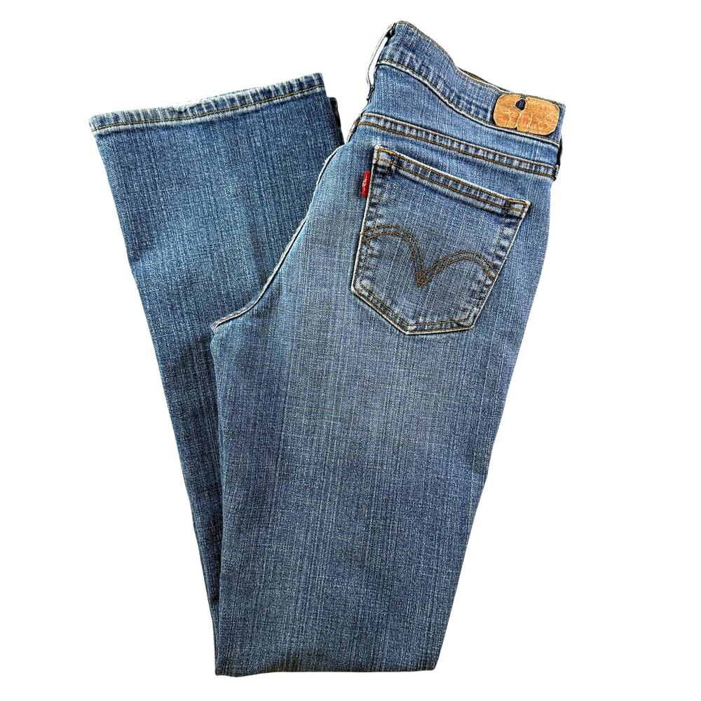Vintage Levi's 515 Bootcut Jeans Stretch Mid Rise Medium Wash Women's 5